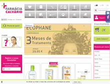 Tablet Screenshot of farmaciacalvario.com